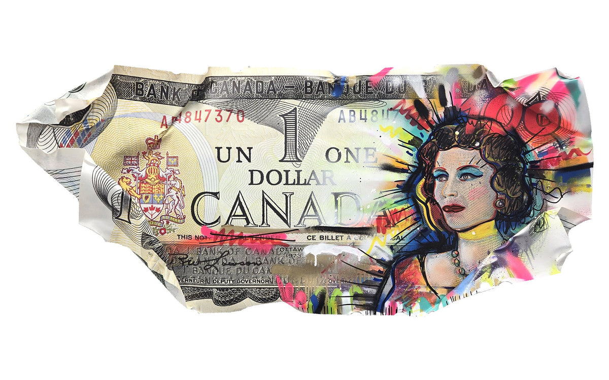 La fête de la Reine, Simard, Mélanie, Mixed media on styrene