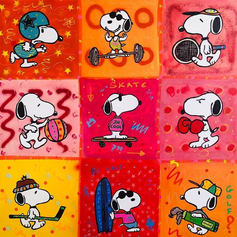 Snoopy Sport by 9 de Kikayou – Galerie d'Art Beauchamp