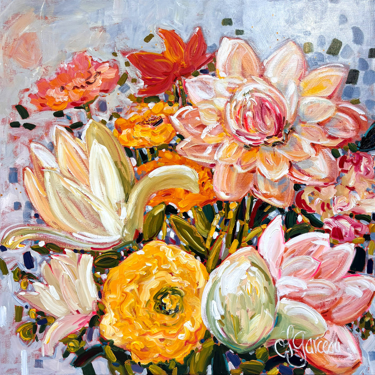 Des matins en fleurs, Garceau, Lynn, Acrylic