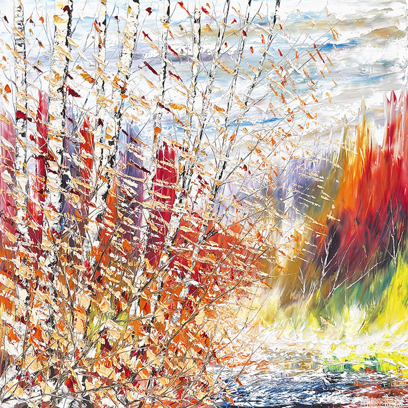 Au pied de la cascade