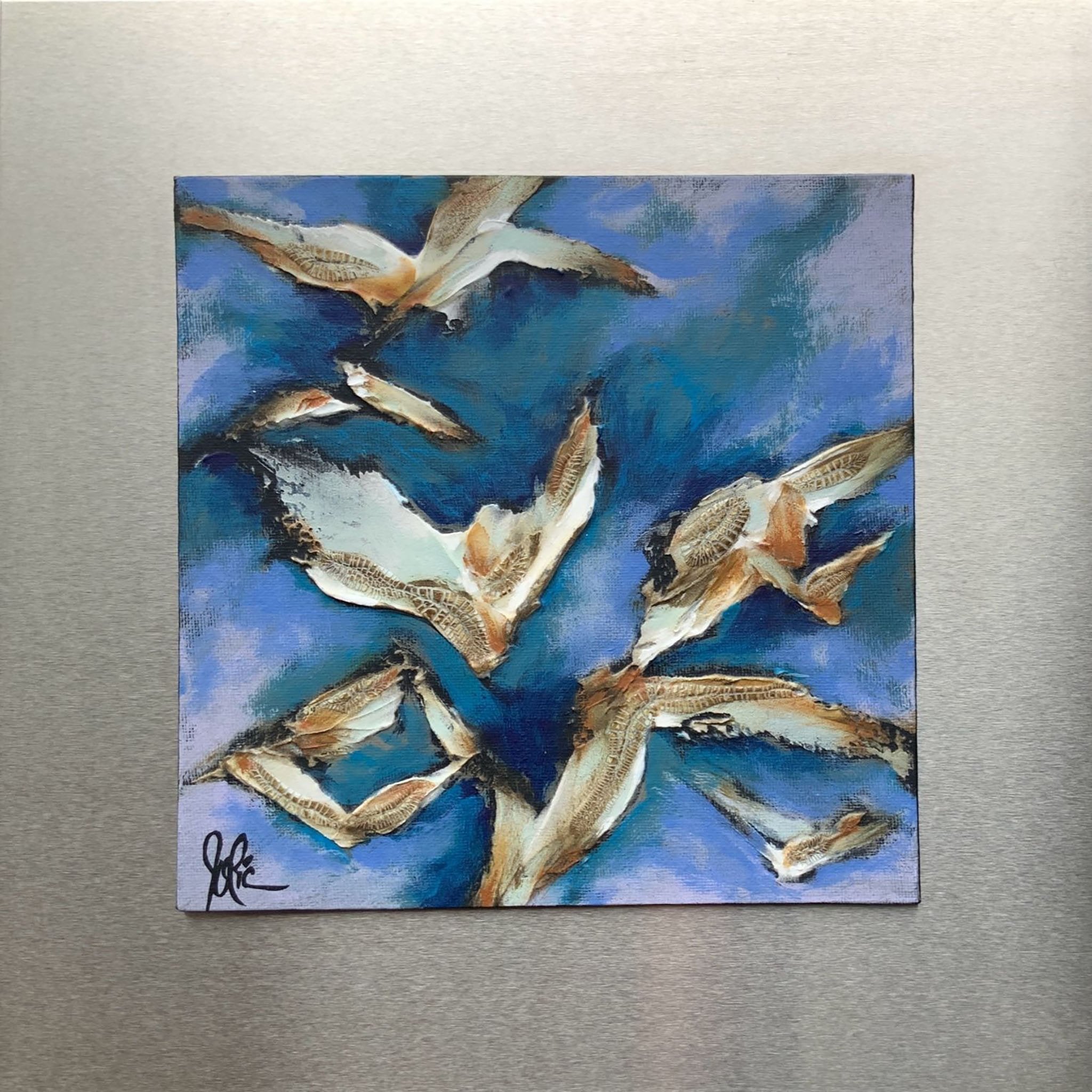 Fly by blue 4 - Galerie d'Art Beauchamp