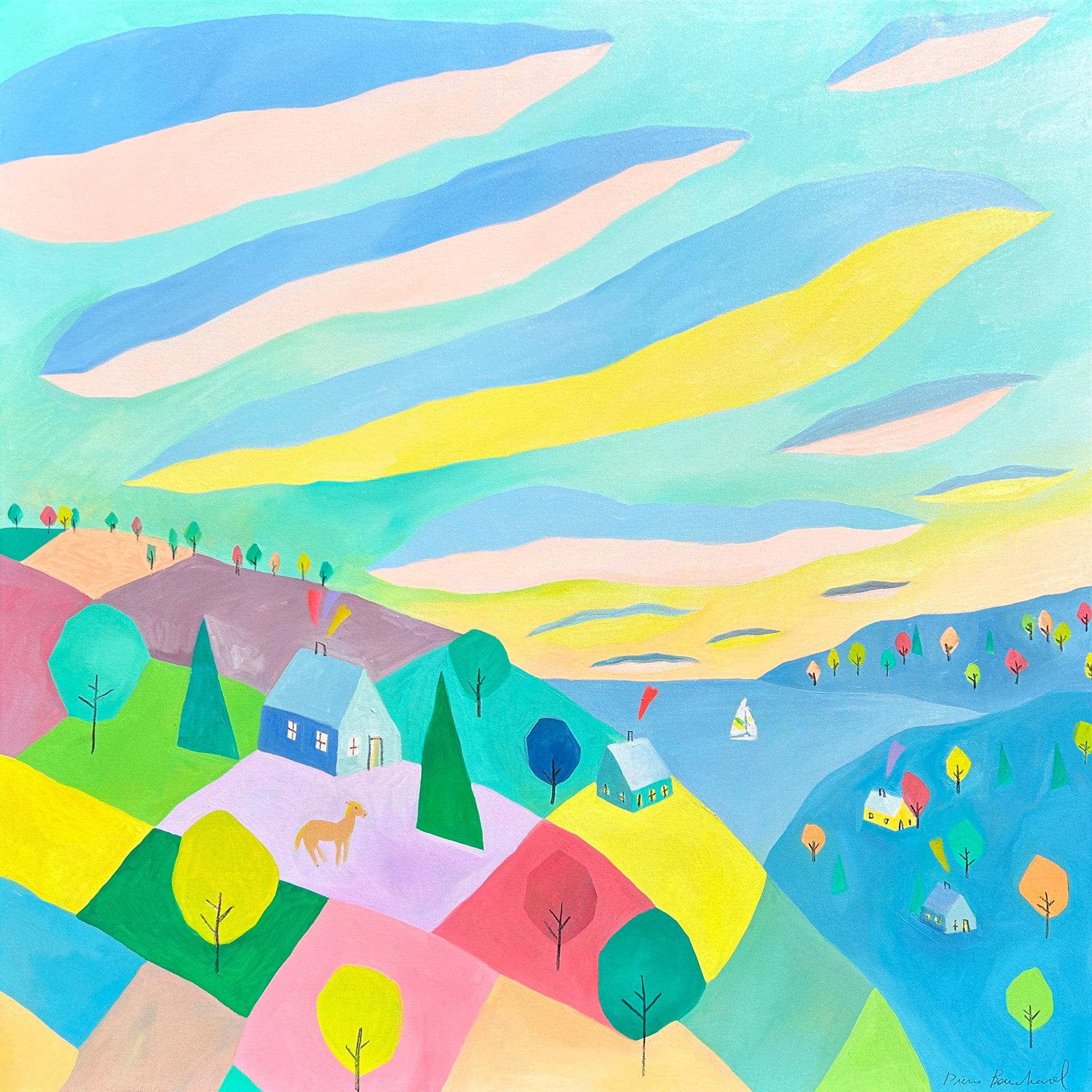 Les montagnes bleues