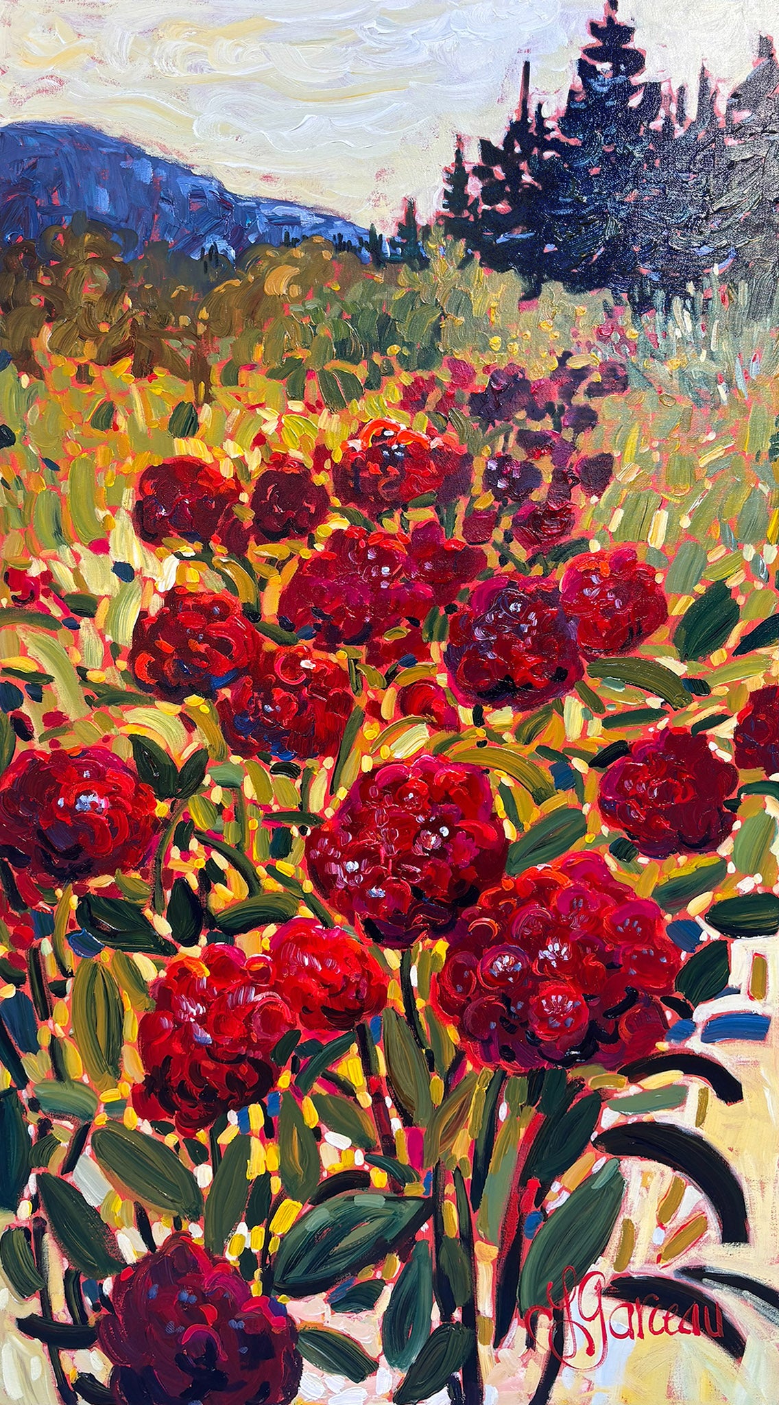 Les fleurs de l’Ouest, Garceau, Lynn, Acrylic
