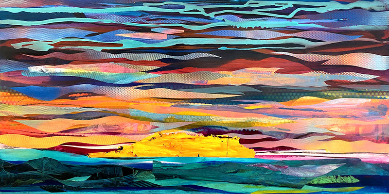 Post Digital Abstract Landscape no.1