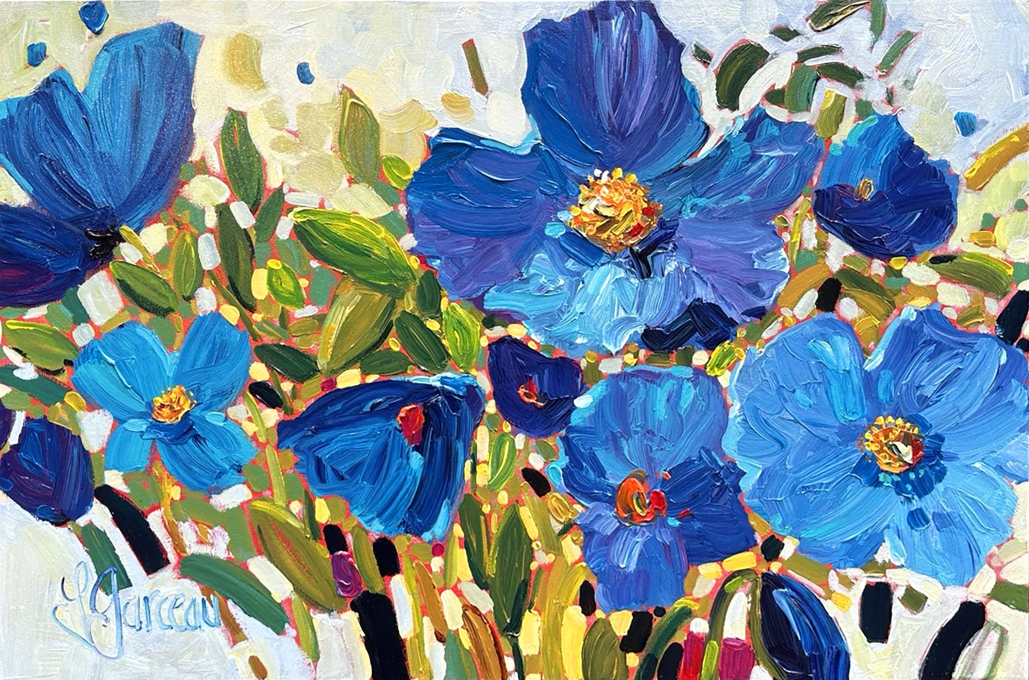 La magie des pavots bleus