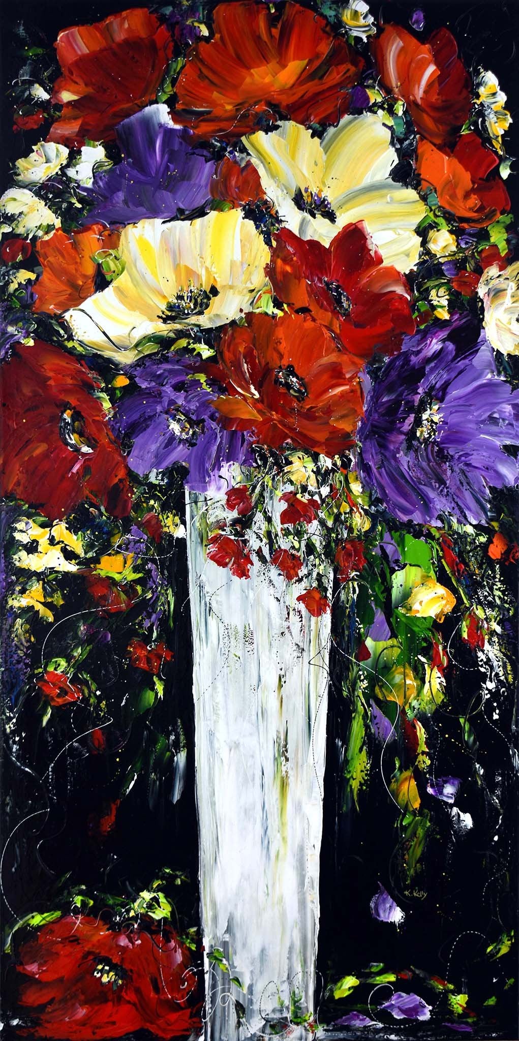 Fleurs sous les projecteurs - Galerie d'Art Beauchamp