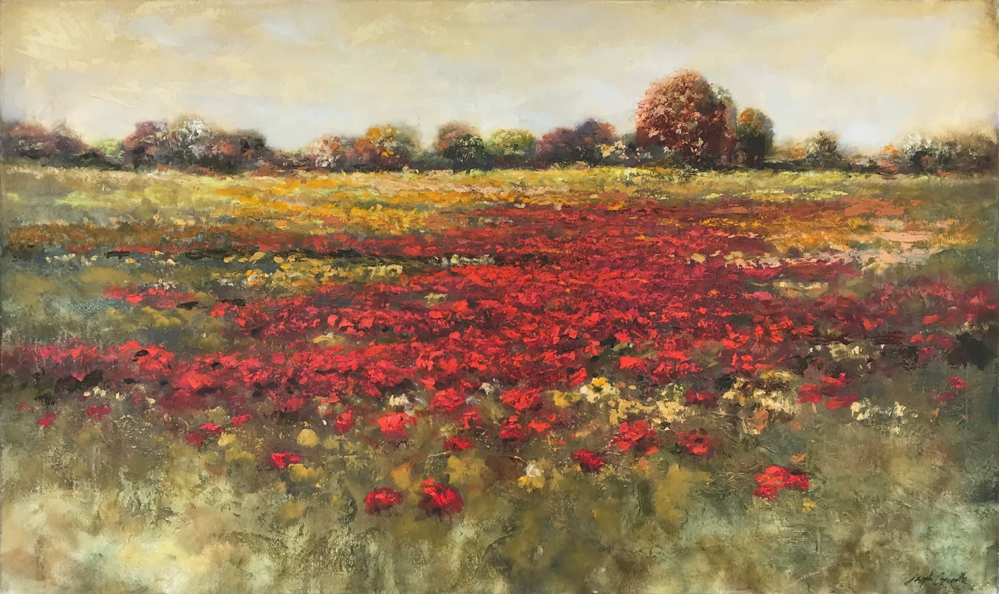 #541 Red Meadow II - Galerie d'Art Beauchamp