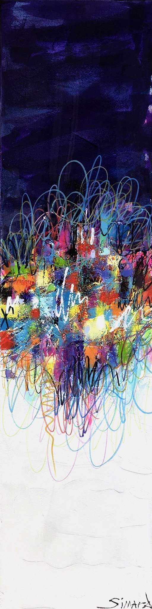 Émotions sous un ciel nocturne