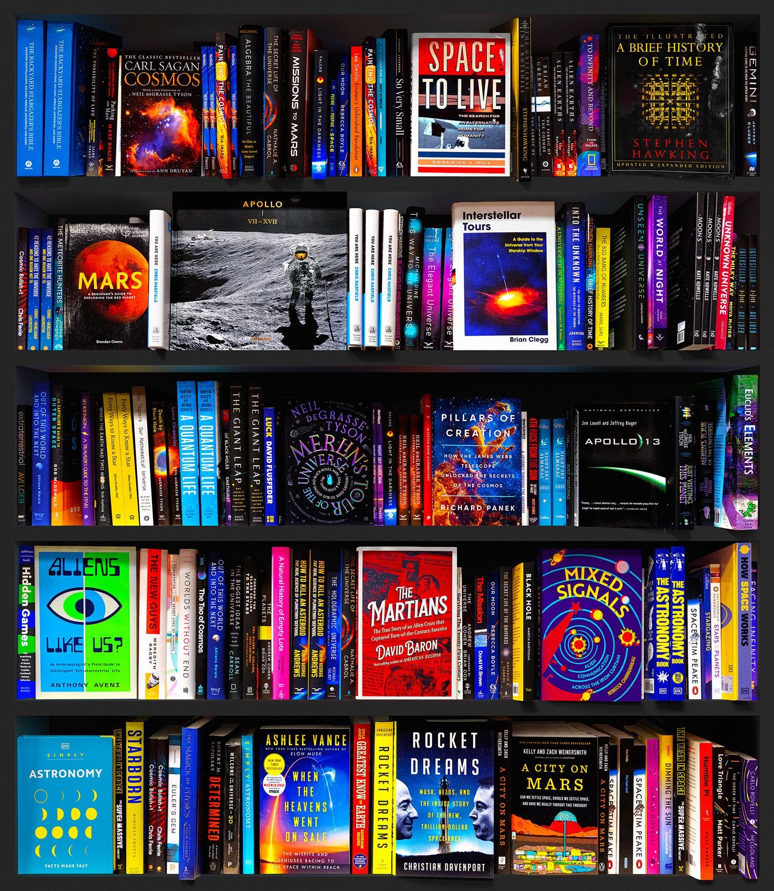 Space Bookscape I (Black) (Series/Série)