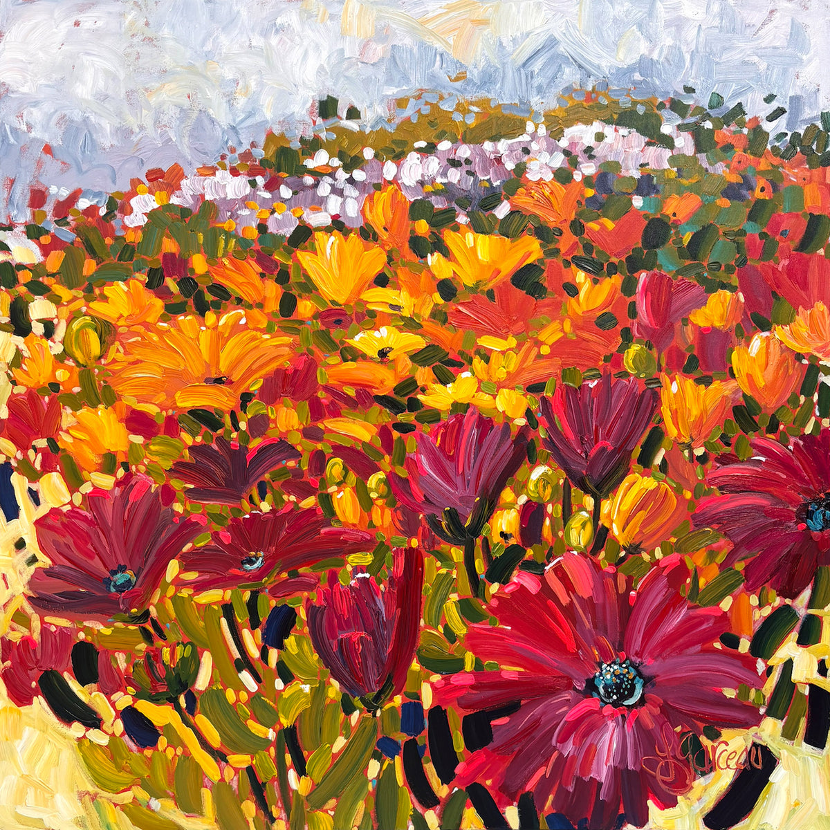 Cascades of Time Gardens, Garceau, Lynn, Acrylic