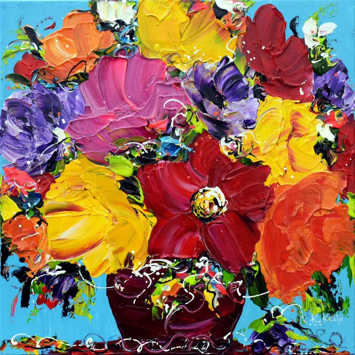 Éclat de pétales, Kelly, Karina, Acrylic