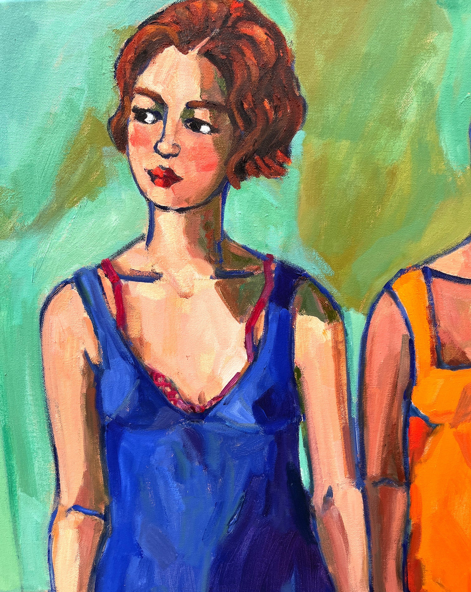 À droite