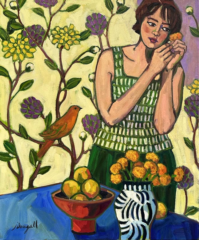 Impression murale orientale avec pose