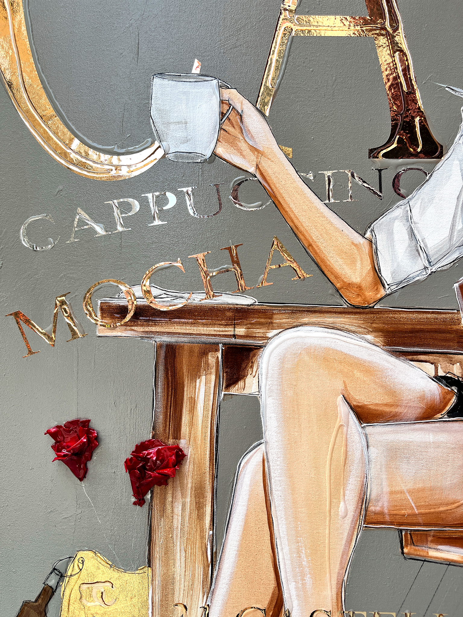 Cappuccino sur Roses et Chanel, Cordo, Vincent