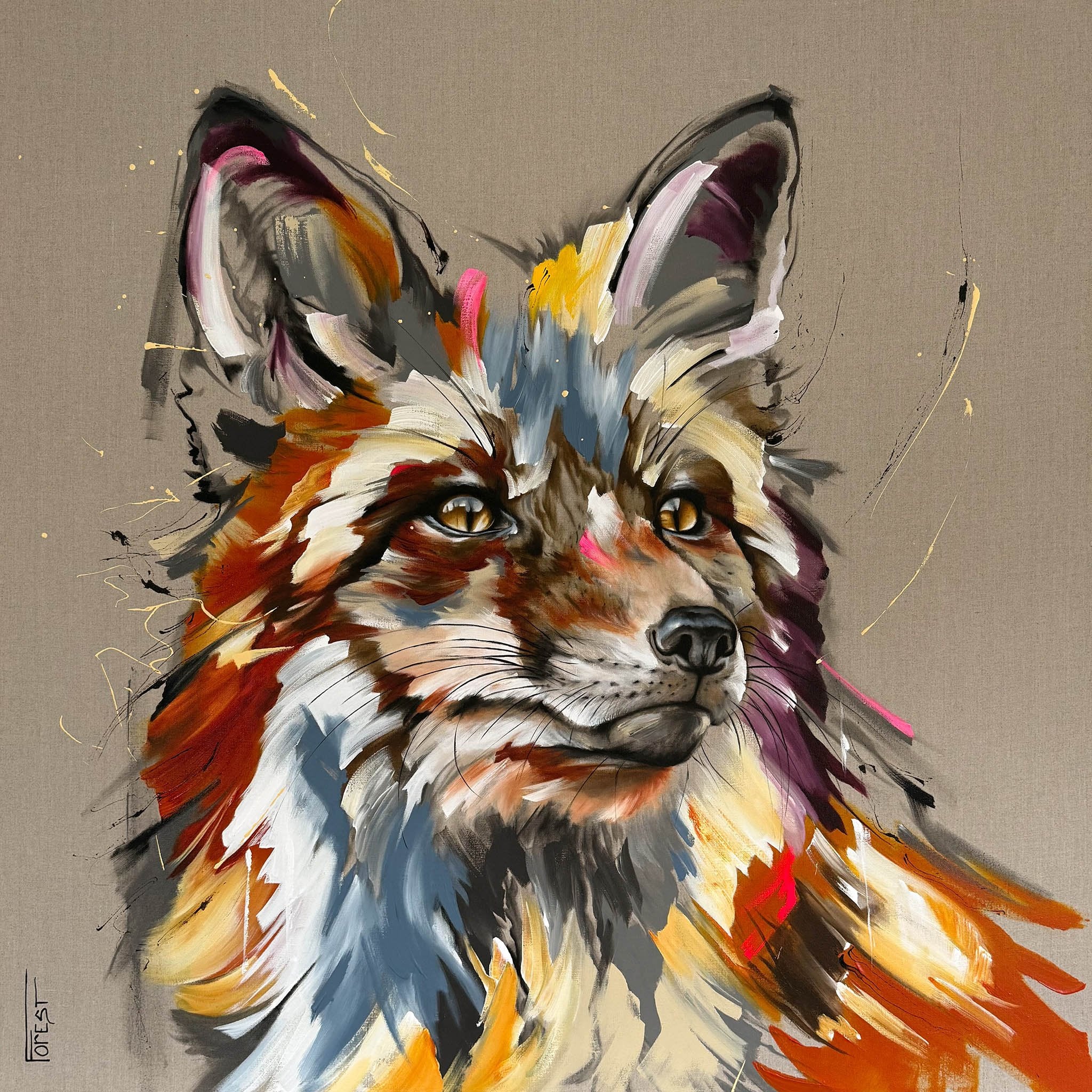 Cooper (Toile de lin), Forest, Josée