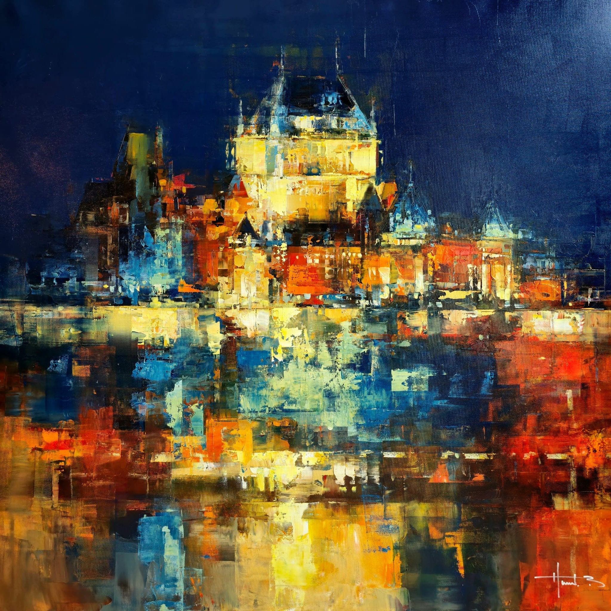 Nuit sur Québec City