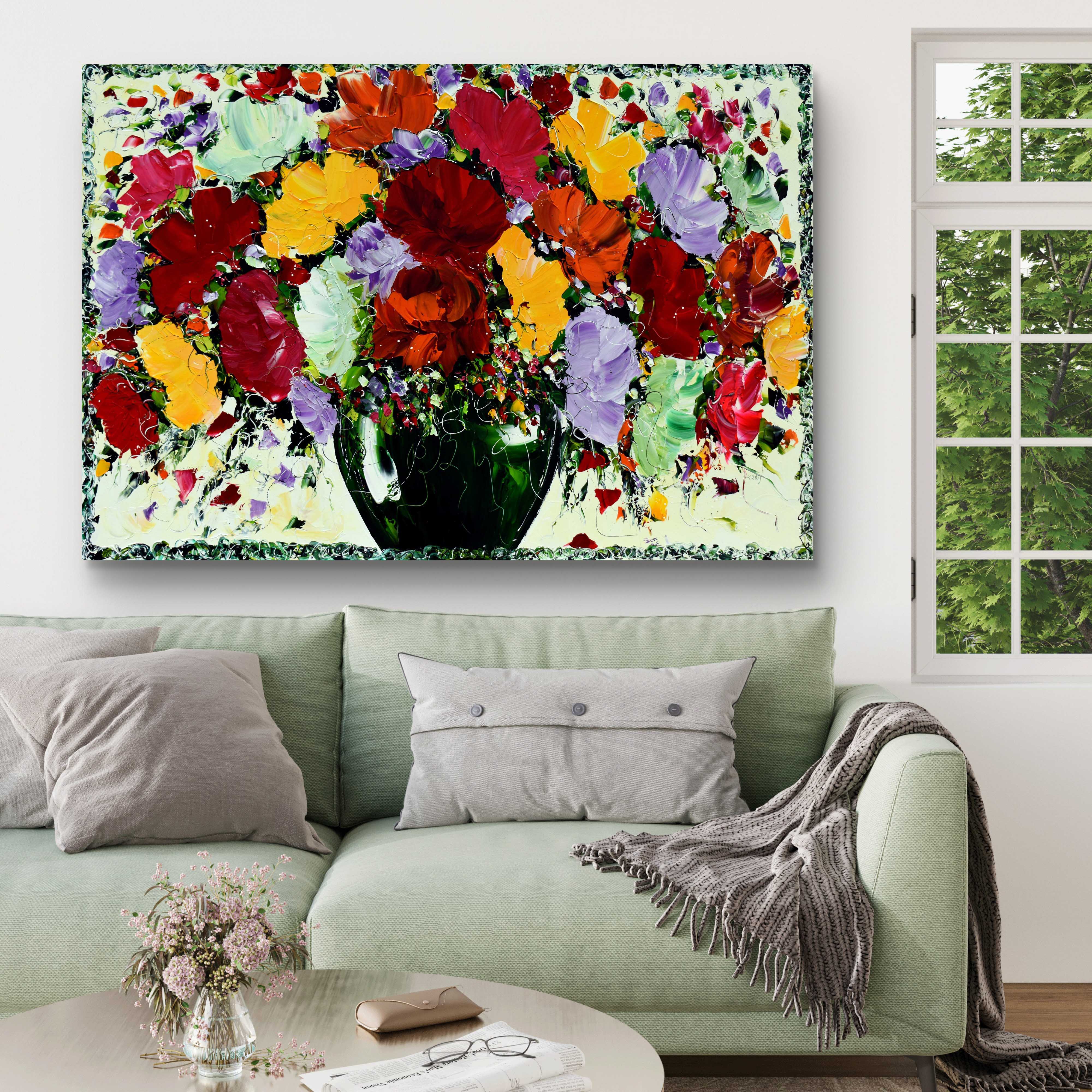 Des fleurs en cadeau, du bonheur en retour