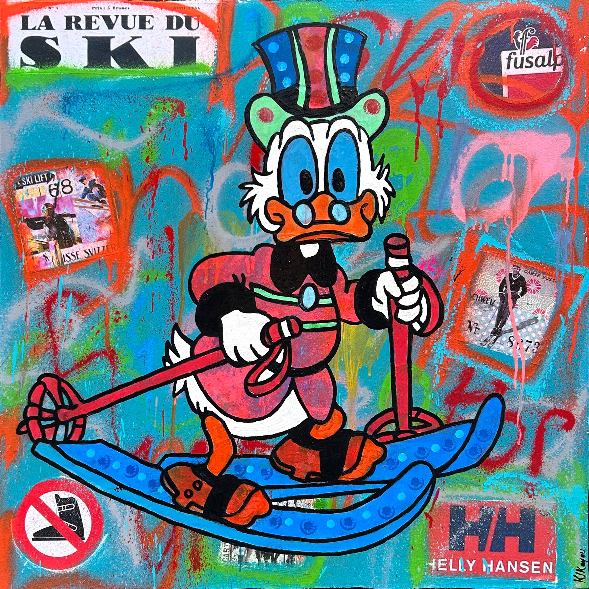 Picsou ski - Galerie d'Art Beauchamp