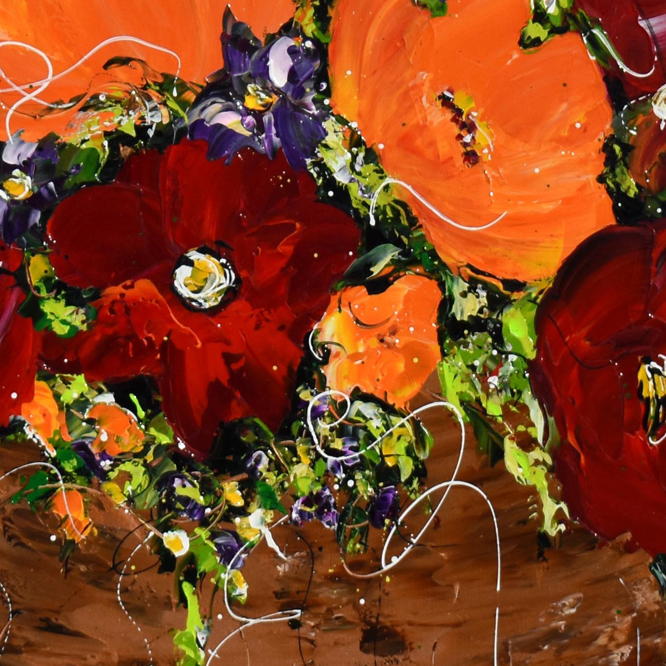 Fleurs de feu et de joie - Galerie d'Art Beauchamp