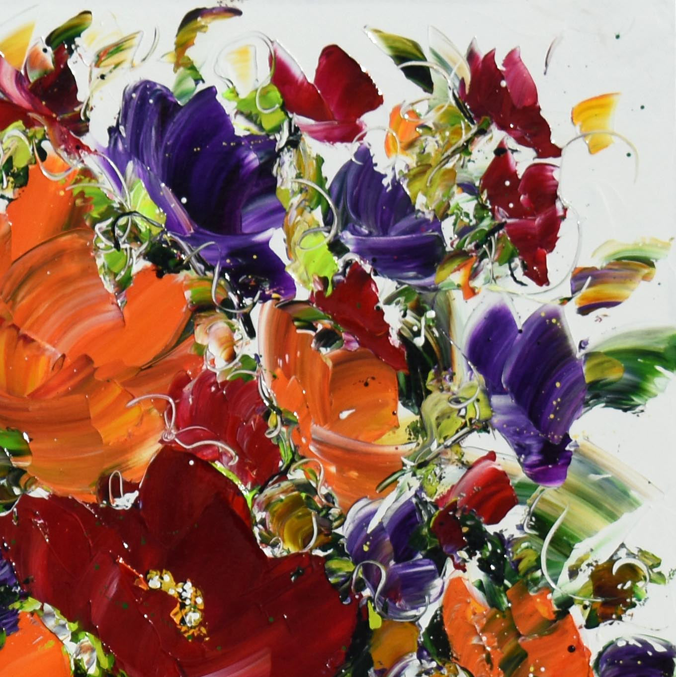 Fleurs de feu et de joie - Galerie d'Art Beauchamp