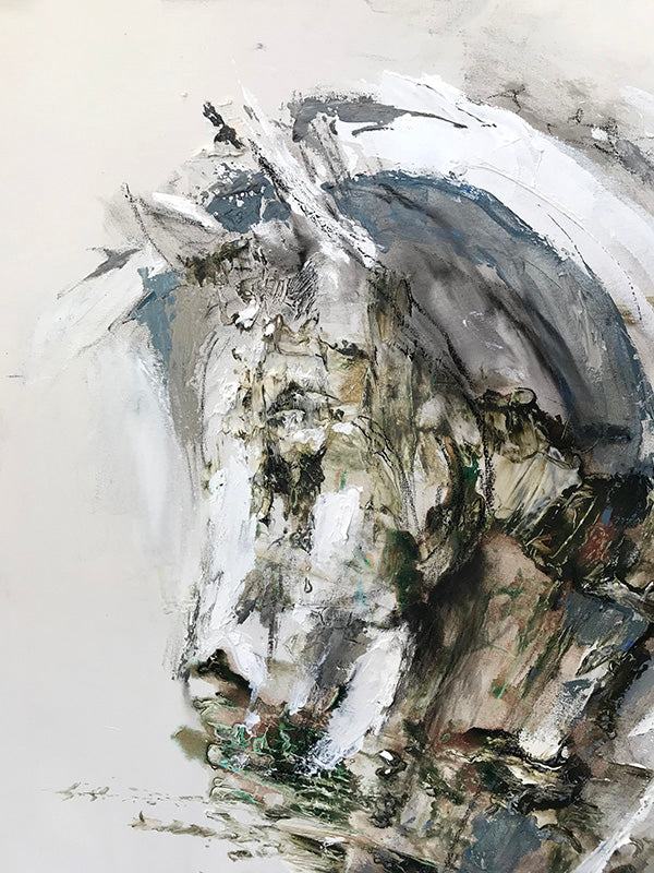 #623 Horse head abstract 1