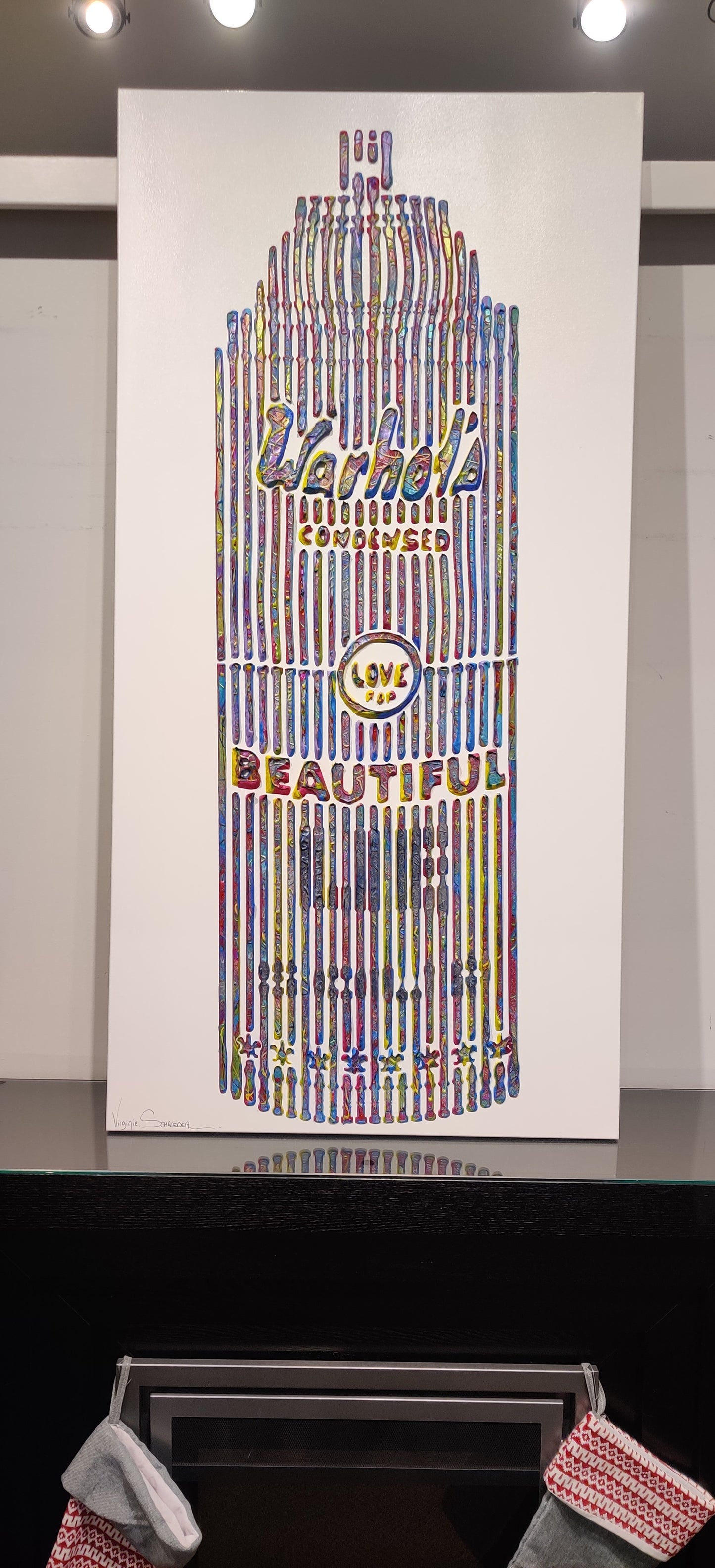 Warhol Pop Art Spray Paint Beautiful Lie