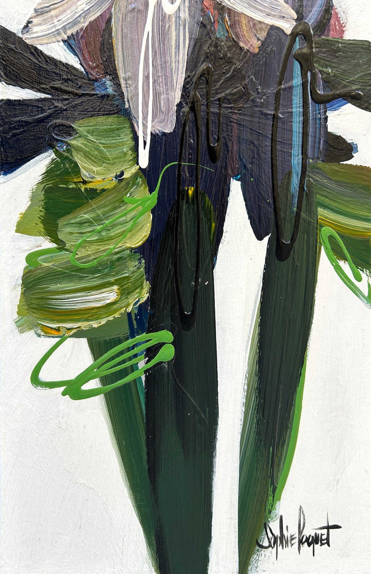 Iris, Paquet, Sophie, Acrylic