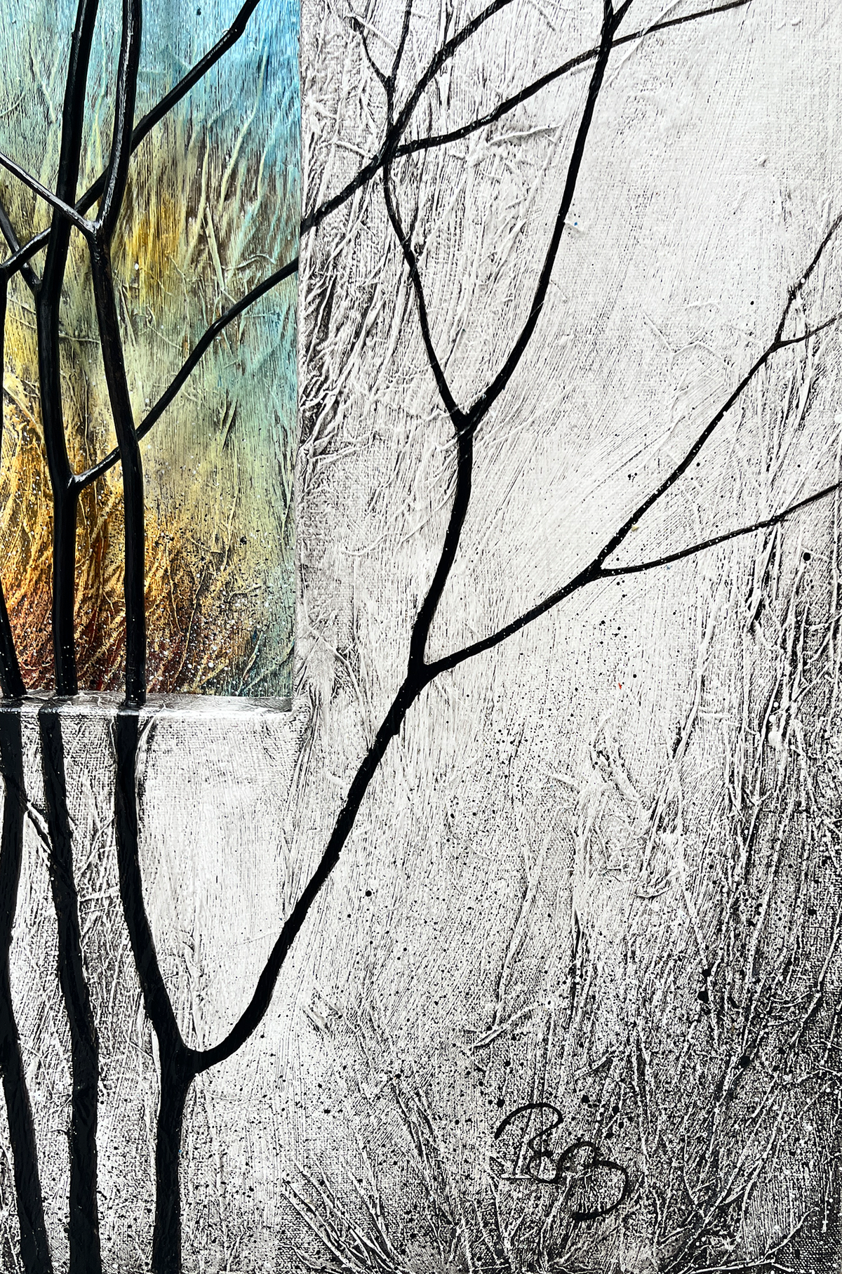 Liens et contrastes 32, Boucher, Pierre Édouard, Mixed media