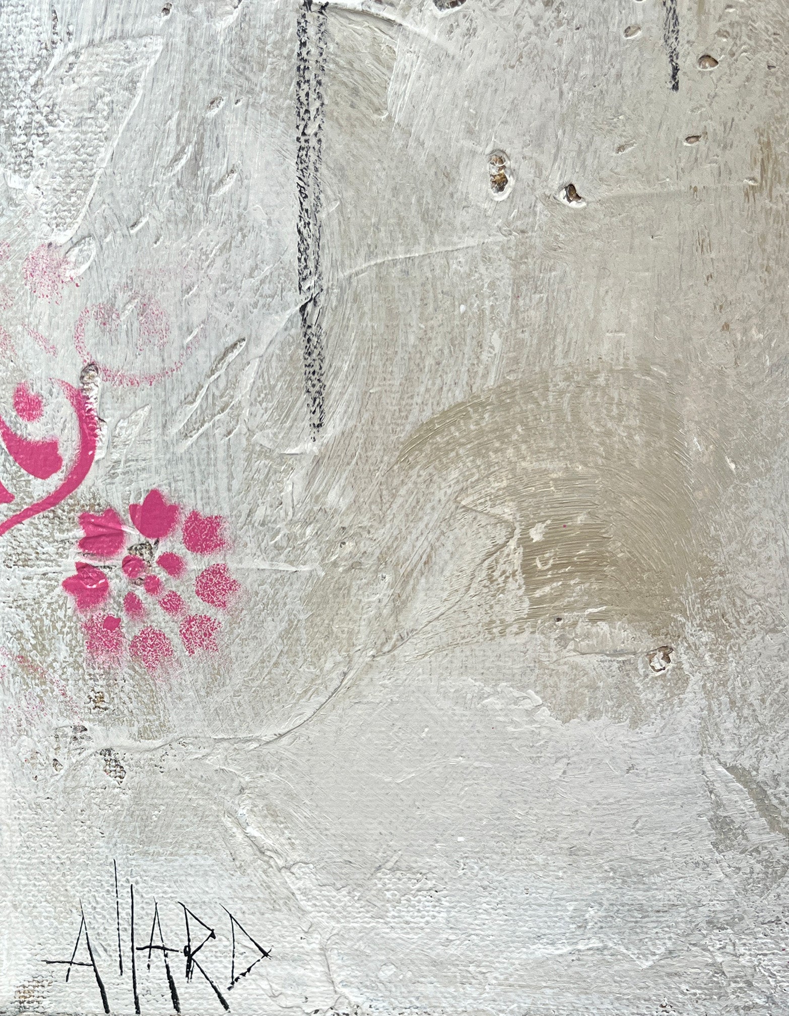 Petite robe rose et noire 4h07