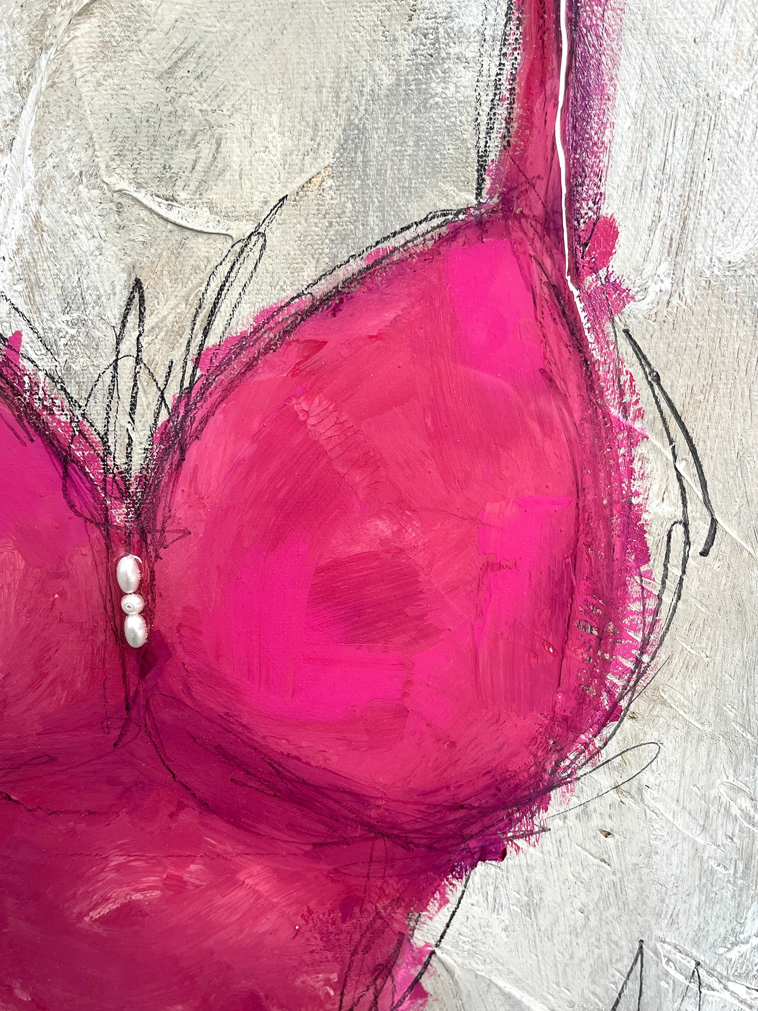 Petite robe rose et noire 4h07