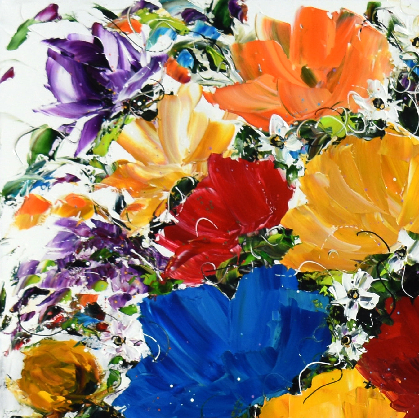 Quand les fleurs dansent - Galerie d'Art Beauchamp