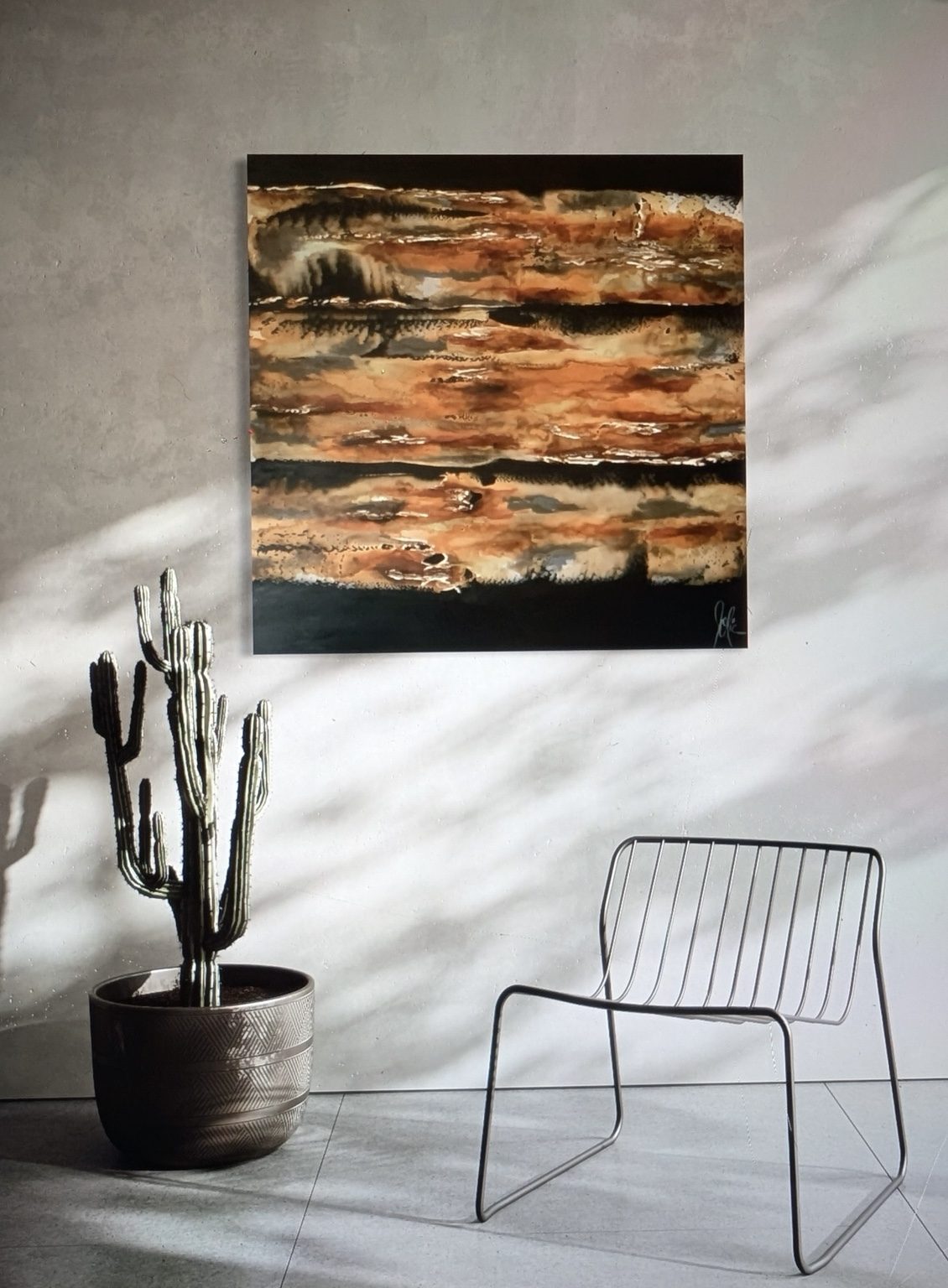 Strata, Jolic, Acrylic