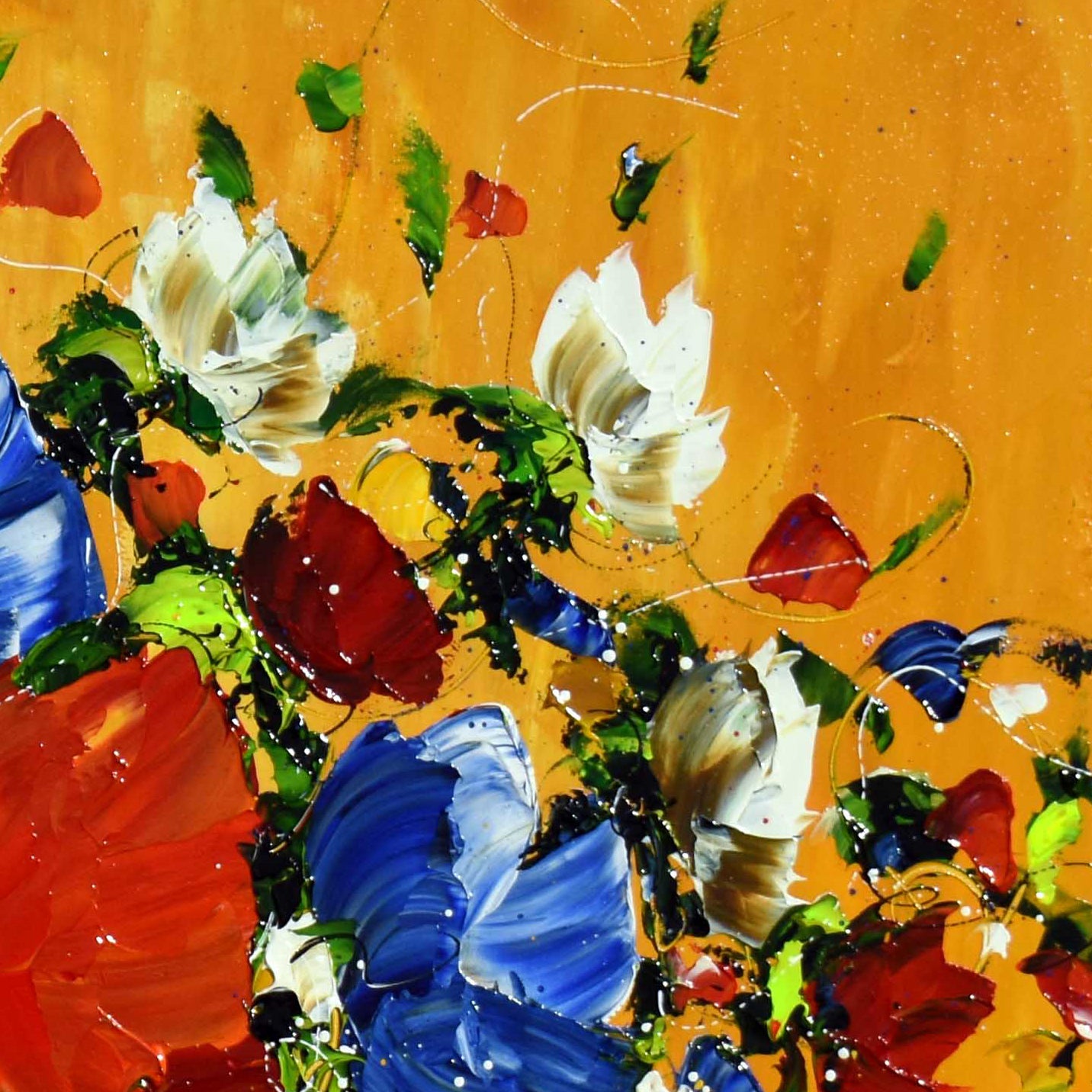 Un bouquet sous le soleil