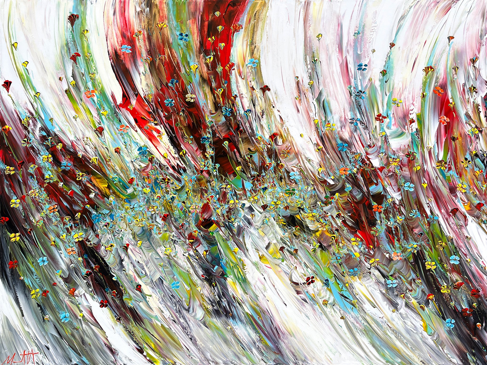 Explosion de fleurs 25A22