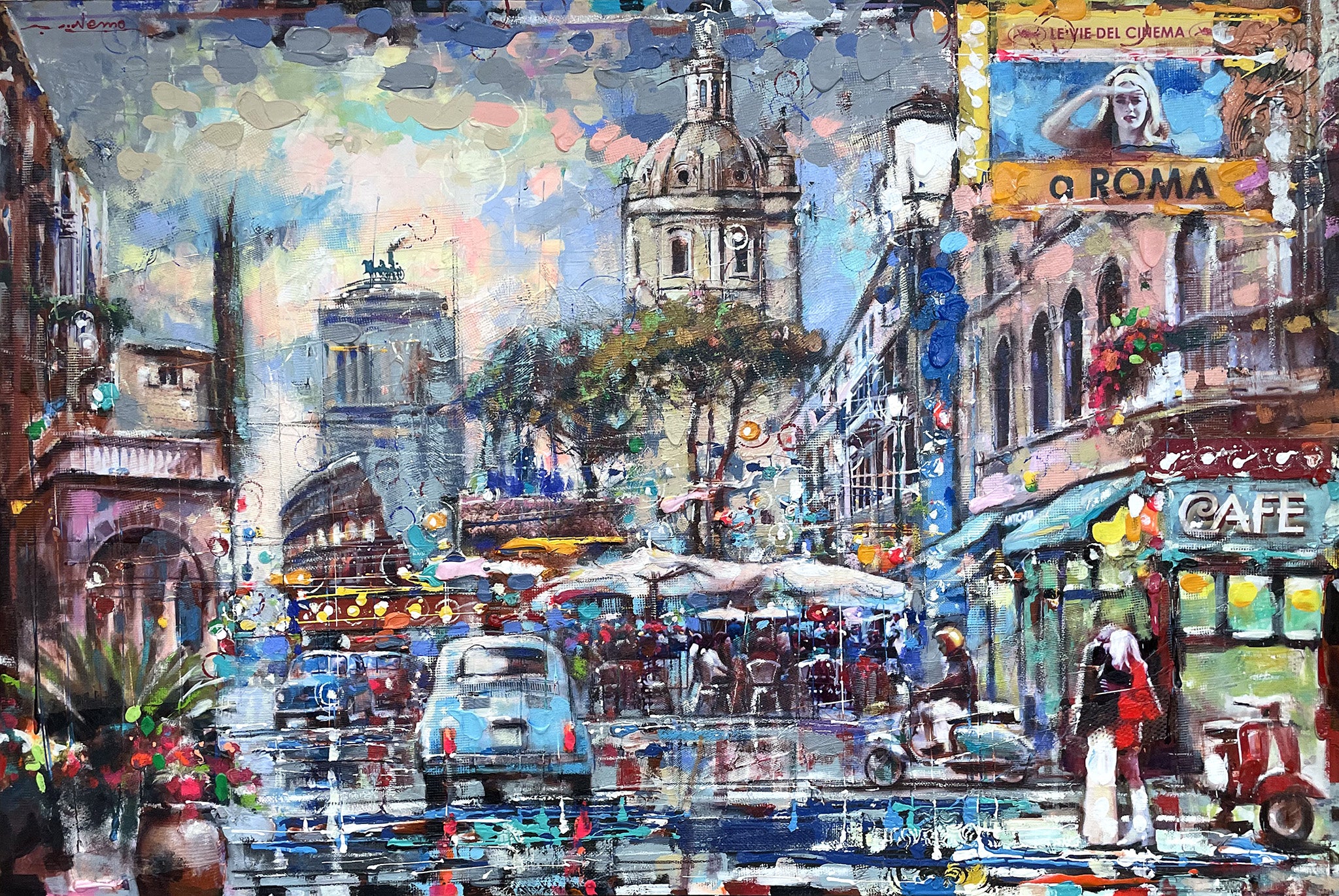 Meet my love at Cafe Roma