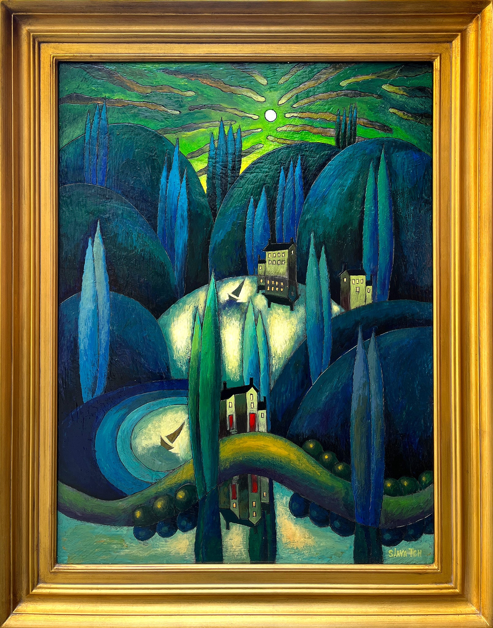 A silver flash of light