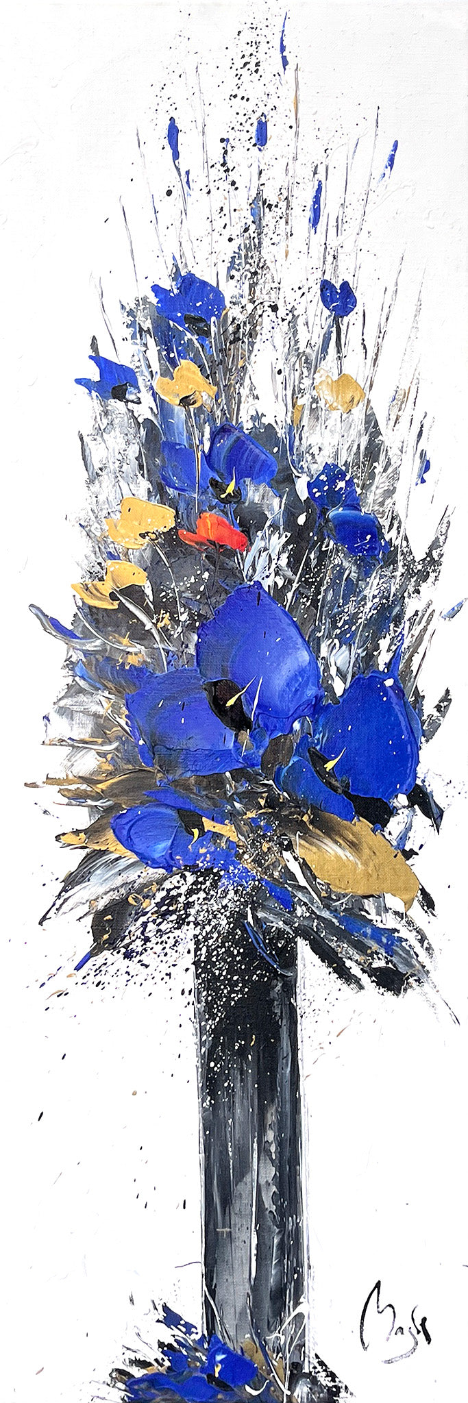 Bleu Intense - Galerie d'Art Beauchamp