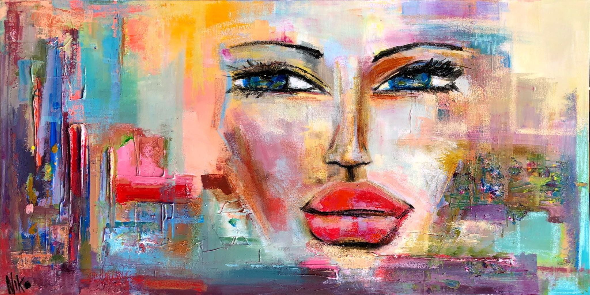 Elle dans la lumière