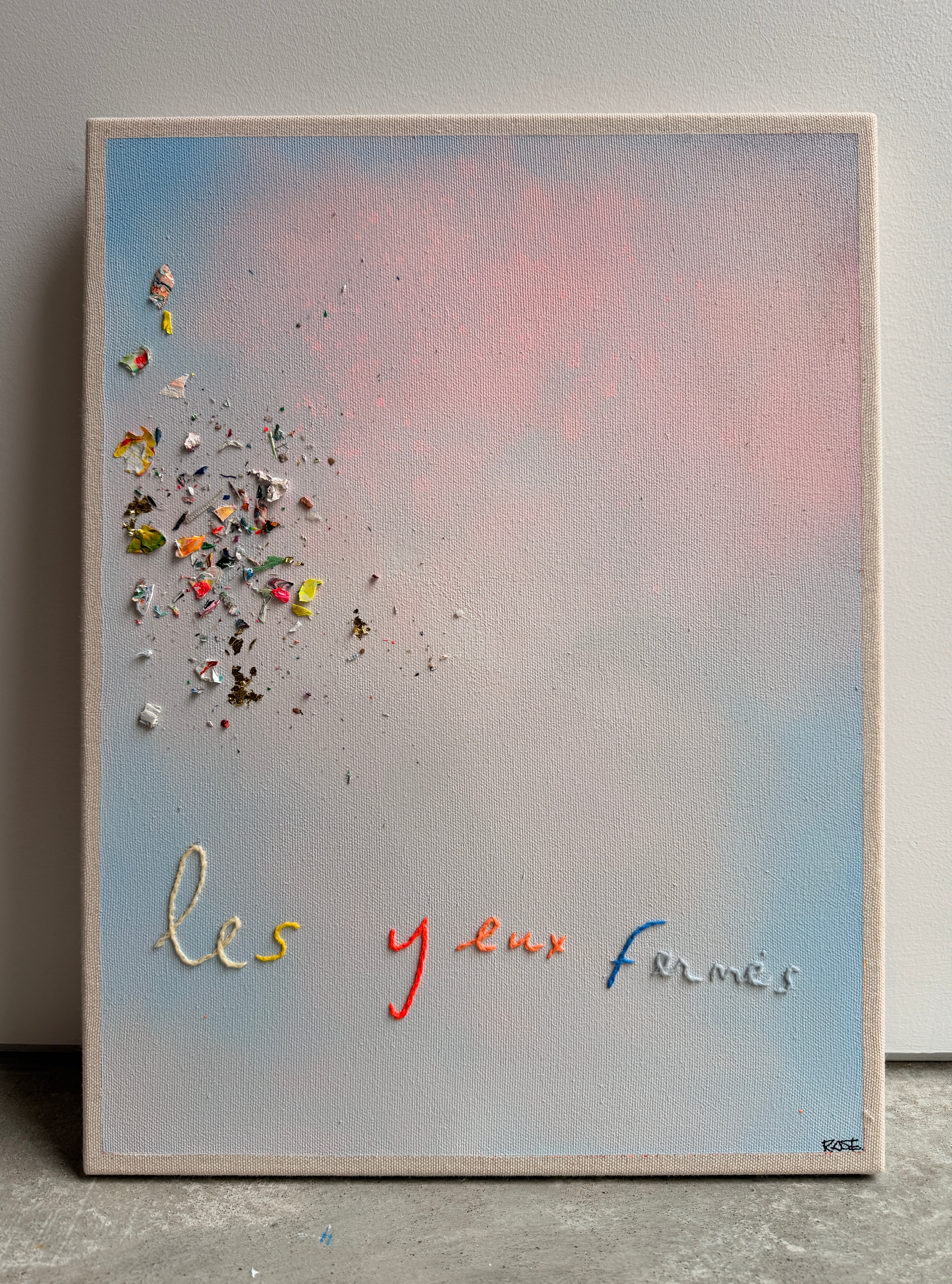 Les yeux fermés