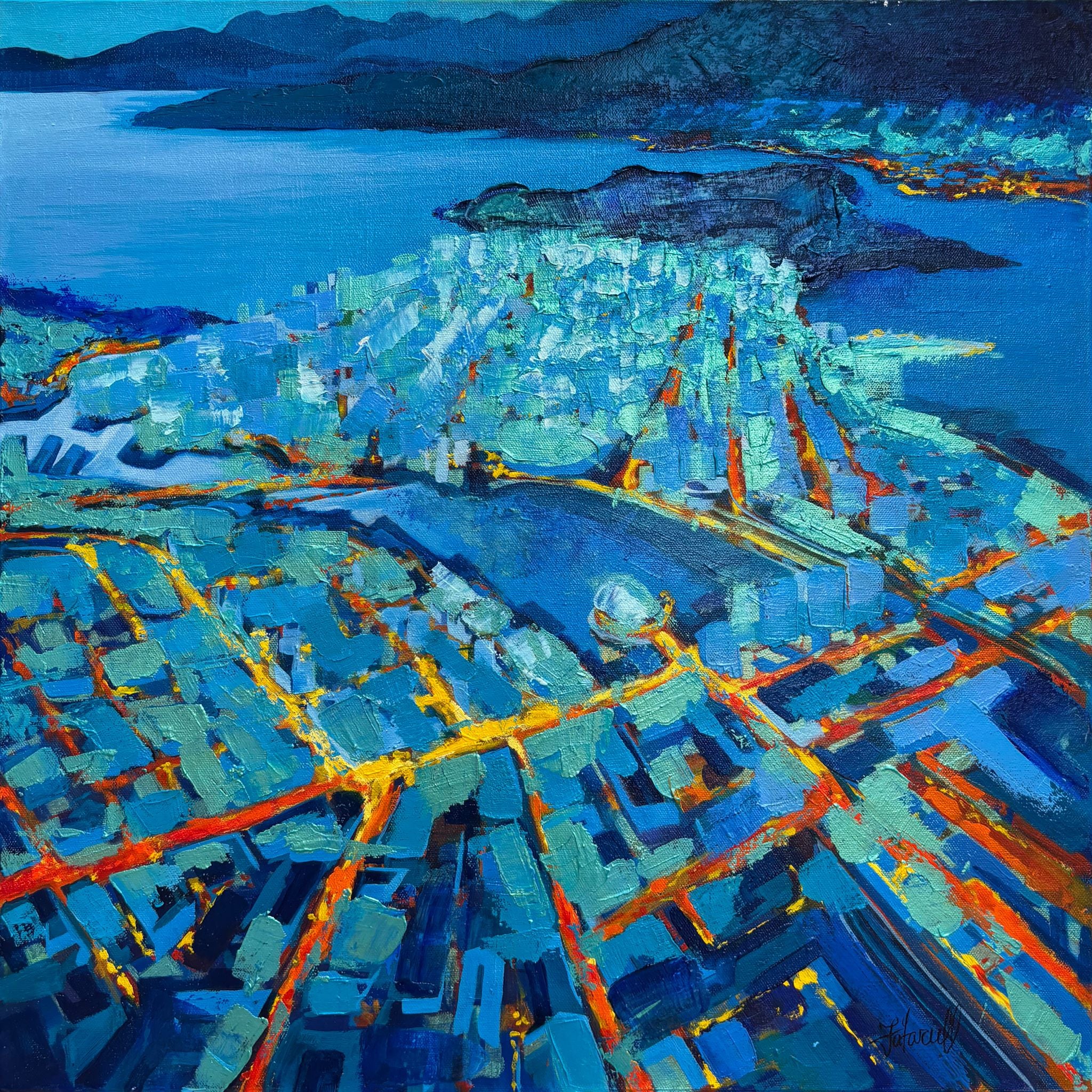 The blue hour: Vancouver
