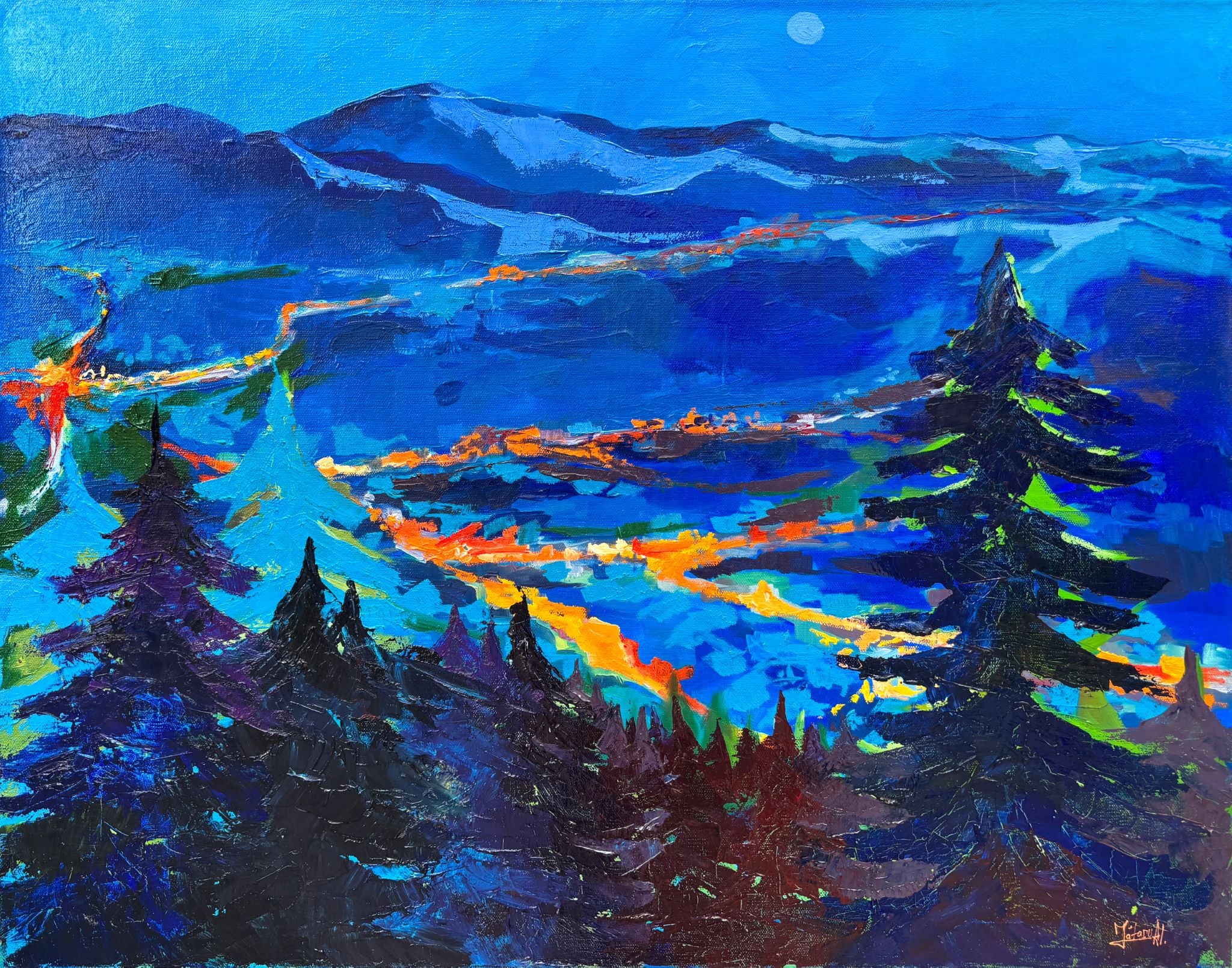 Silent Meadows After Dusk