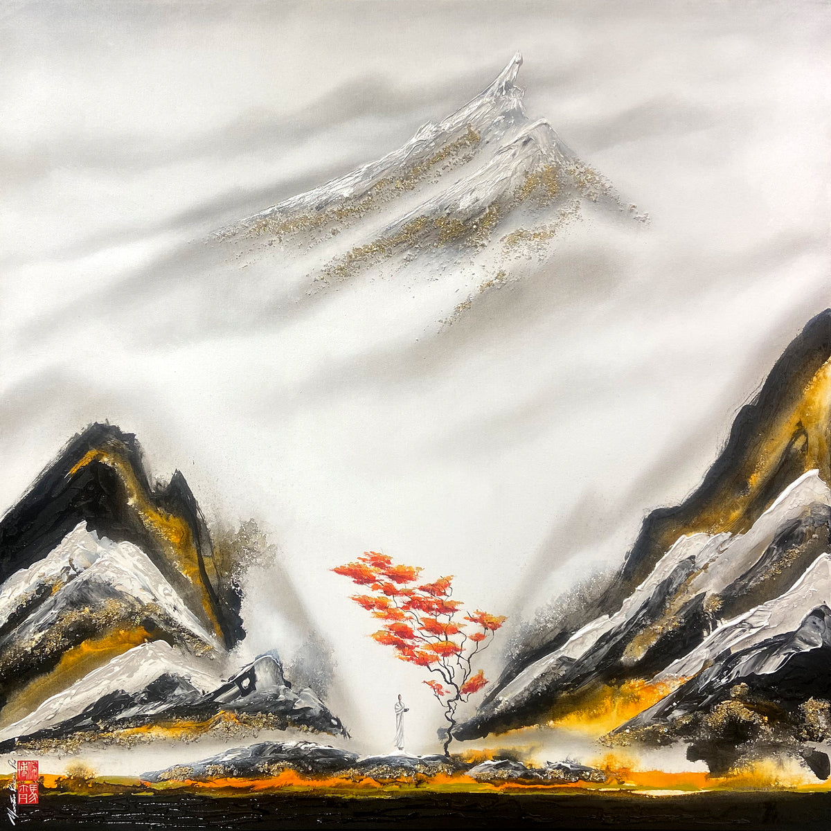 When Your Sun Illuminates Your Inner Mountains, Beaupré, Martin, Mixte + Cristals