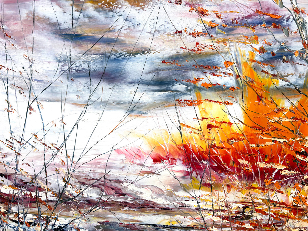 Immersion dans les couleurs, Pleau, André, Huile