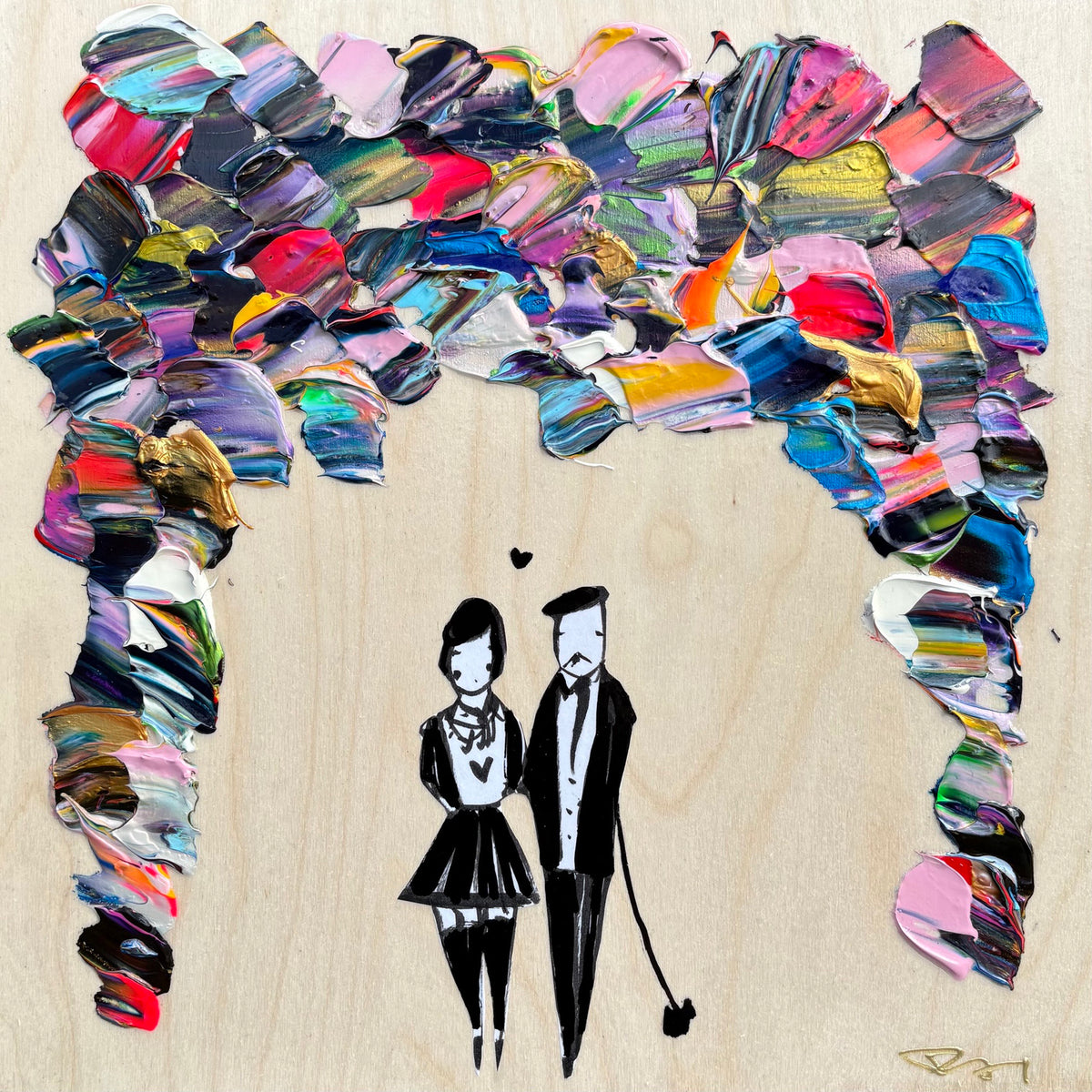 Les amoureux sont seuls au monde #4, Désilets, Patrice, Acrylic
