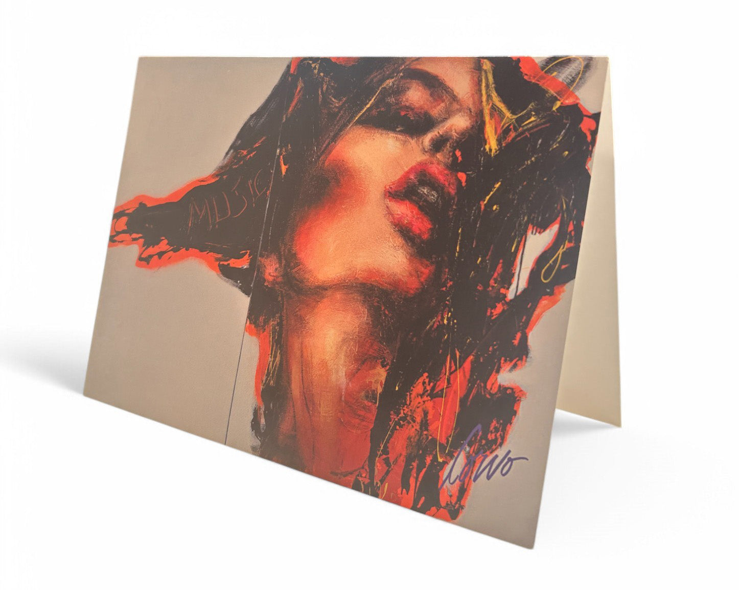 Carte de souhait - Face of Music