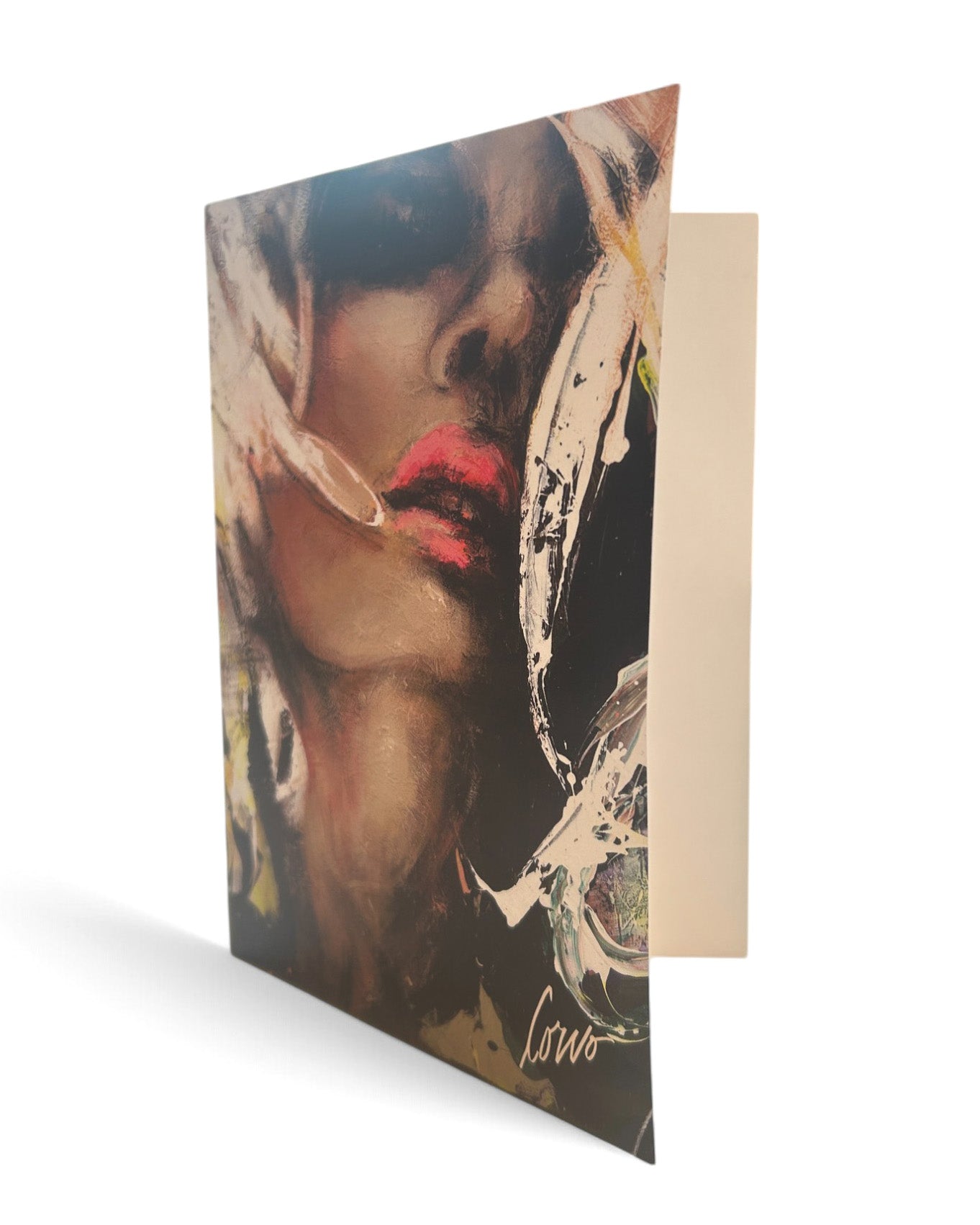 Carte de souhait - Face on Black