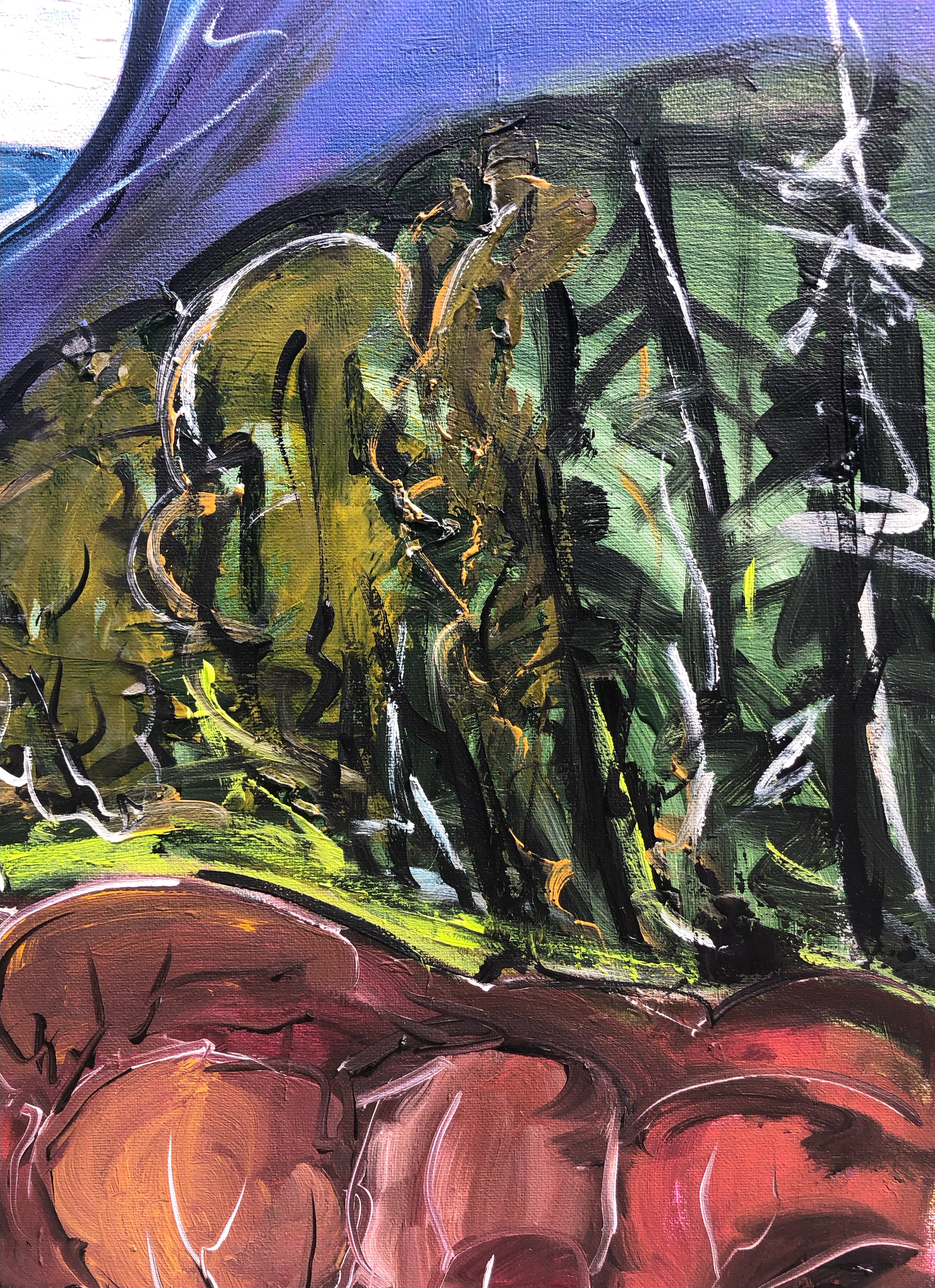 Les montagnes bleues