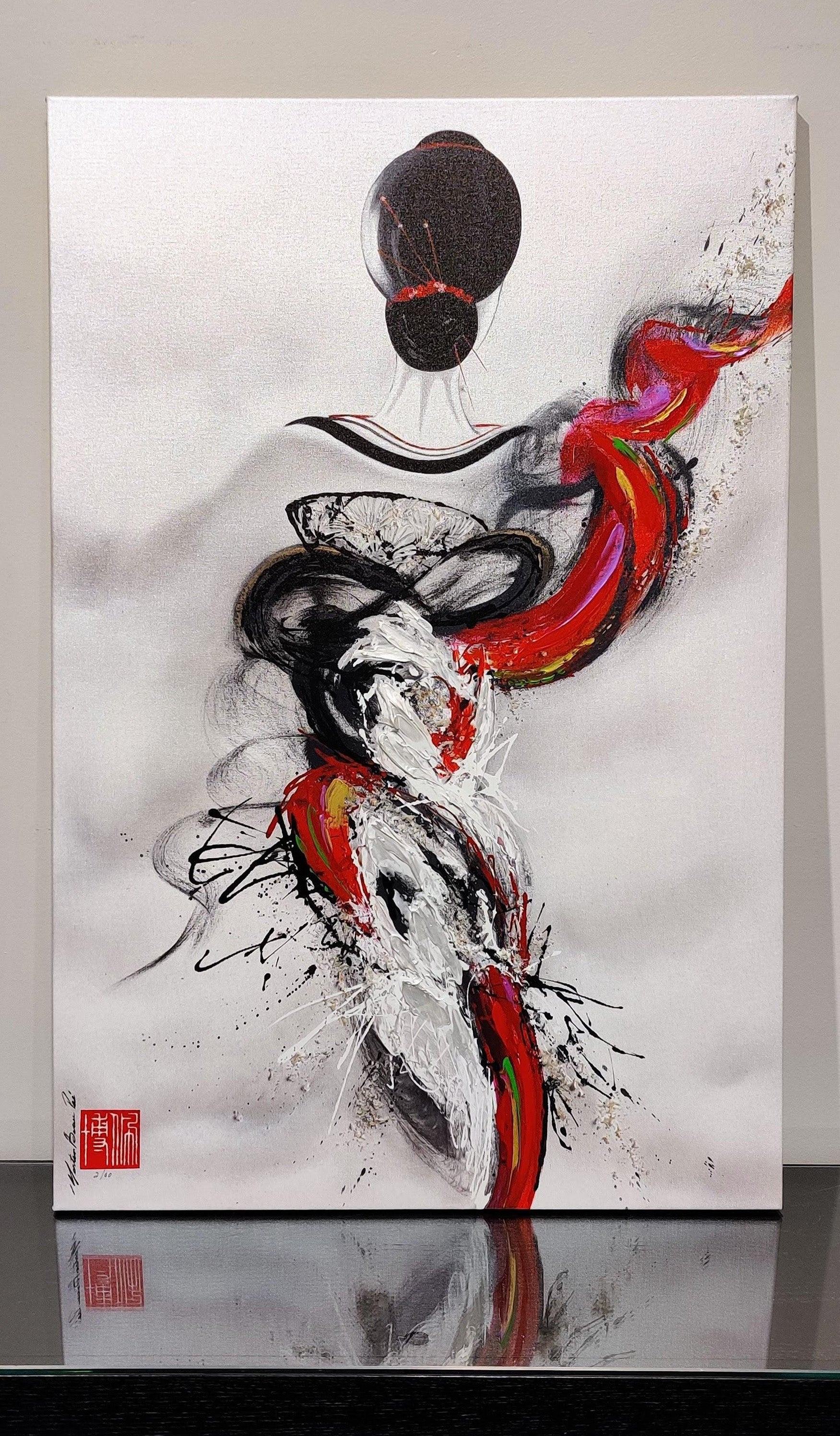 (Giclée, 60 éditions) Hana no odori : Danse d’une fleur