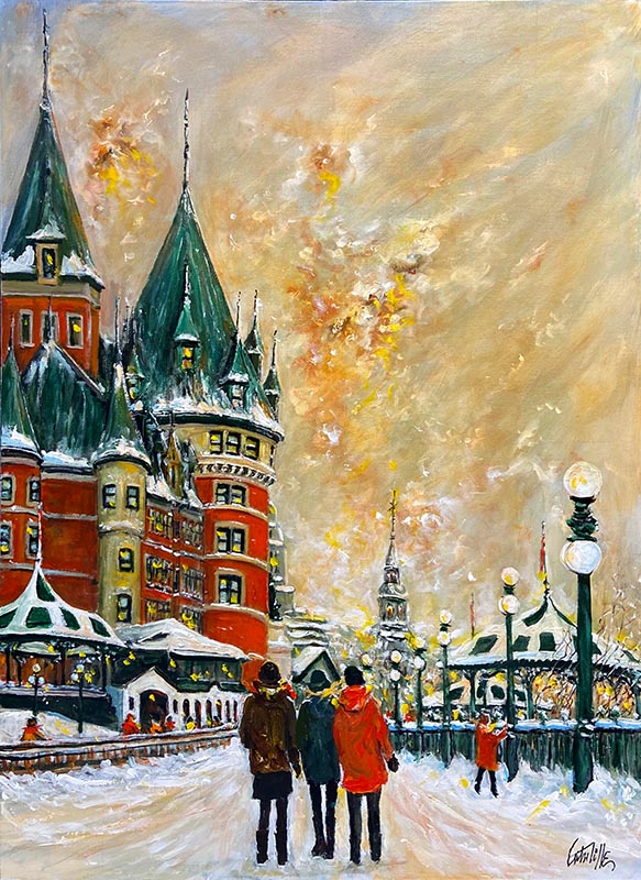 Québec et son château Frontenac