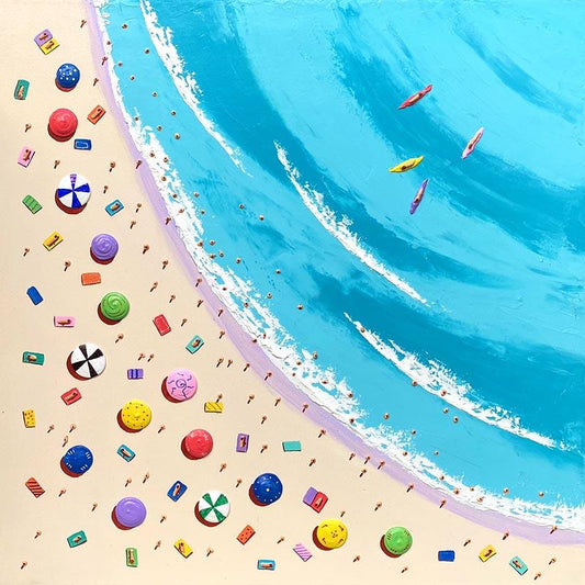 Beach Umbrellas - Galerie d'Art Beauchamp